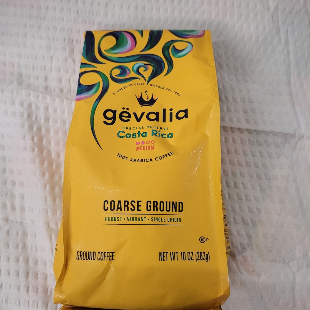 Gevalia Special Reserve Costa Rica Coarse Ground‎ Coffee Medium Roast 10 oz Bag